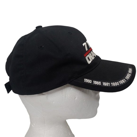Vintage NASCAR Dale Earnhardt Winners Circle Cap 7 Time Champ Black Winston Cup - Picture 2 of 8